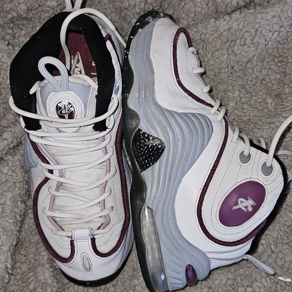 NIKE Air Max Penny 2 II Rosewood Sneakers Sz.6.5/7 Mid Top Shoes DV1163-100 - Picture 15 of 16